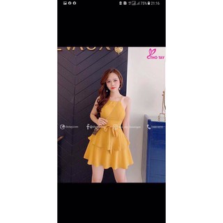 Đầm voan lụa