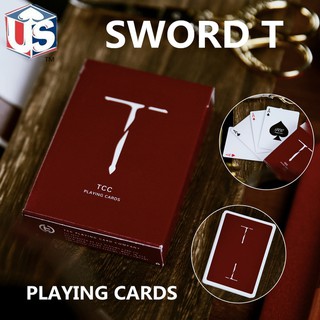 Bài ảo thuật USA TCC Red Wine - bài Tây - bài Mỹ - bài Poker CAO CẤP CHÍNH HÃNG US ( Mystery Shop)