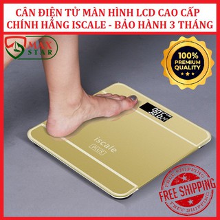Cân điện tử sức khỏe chính hãng ISCALE cao cấp Cân sức khỏe điện tử ✅