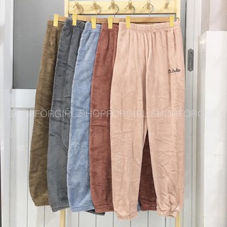 Quần bông thêu chữ - shop8868