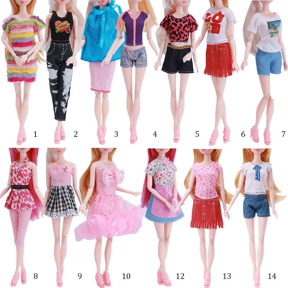 Đầm Thời Trang DIY Cho Búp Bê 2021 30cm