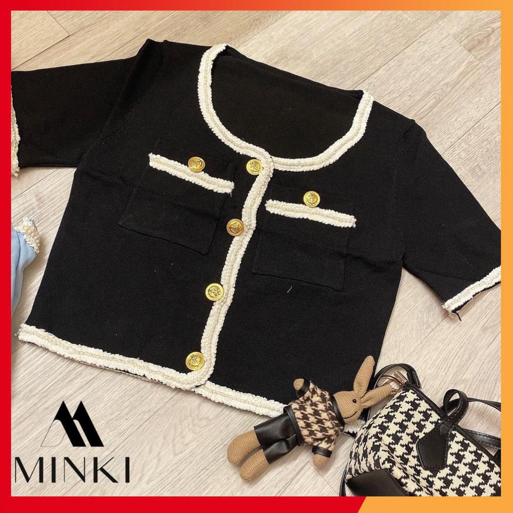 [XẢ_KHO] ÁO KHOÁC LEN DÁNG CROPTOP ĐÍNH KHUY SANG CHẢNH - CHẤT LIỆU LEN CAO CẤP - BA MÀU ĐEN/ XANH/ HỒNG [HOT] | BigBuy360 - bigbuy360.vn