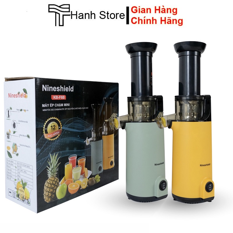 Máy Ép Chậm Min NINESHIELD KB-F6B, Máy Ép Hoa Quả Thương Hiệu Nhật