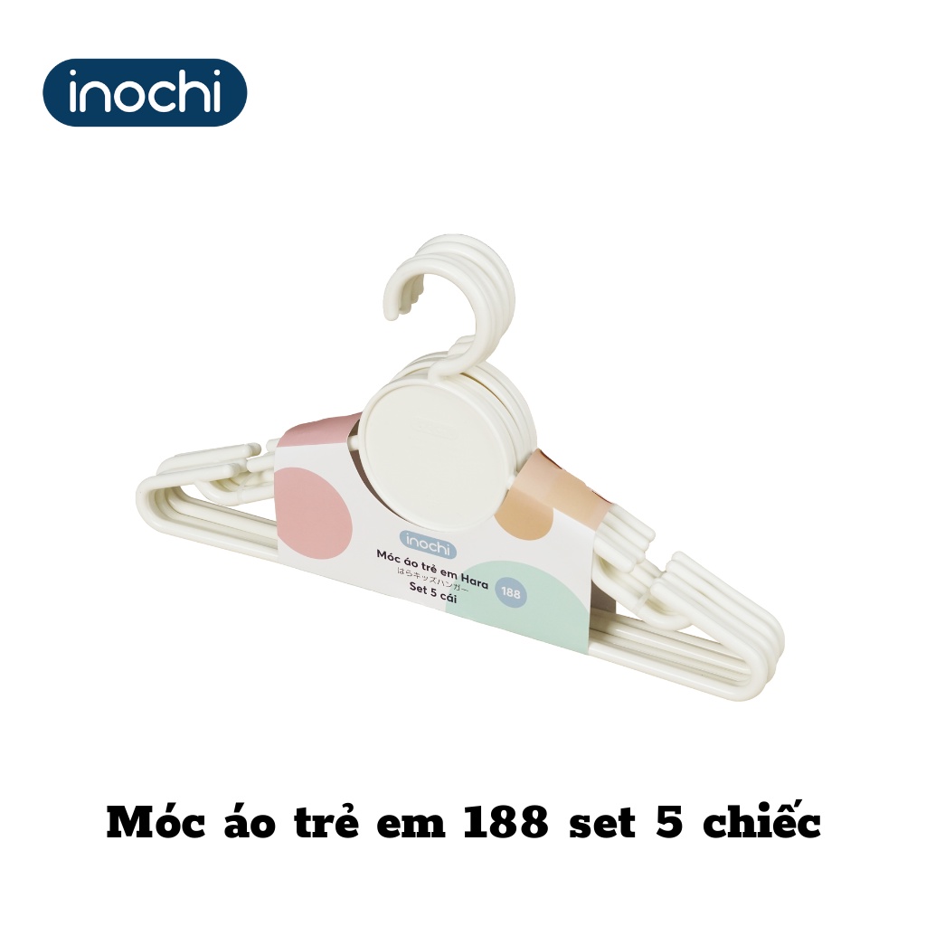 Móc Áo Trẻ Em Hara Các Loại INOCHI, Chất Liệu Nhựa Cao Cấp, Cải Tiến Về Kiểu Dáng