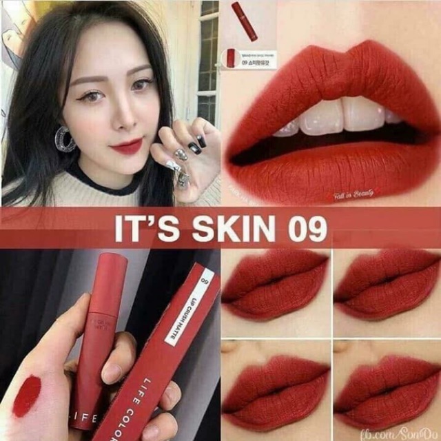 Son It skin 09 đỏ gạch