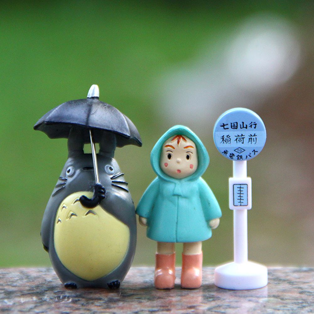 Mô hình nhân vật Totoro bằng PVC dùng để trang trí xe hơi/ sân vườn