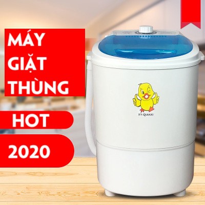 Máy giặt thùng mini tự động chạy điện vịt con phù hợp nhà có trẻ sơ sinh - Máy giặt ký túc xá hộ gia đình bán chạy HOT