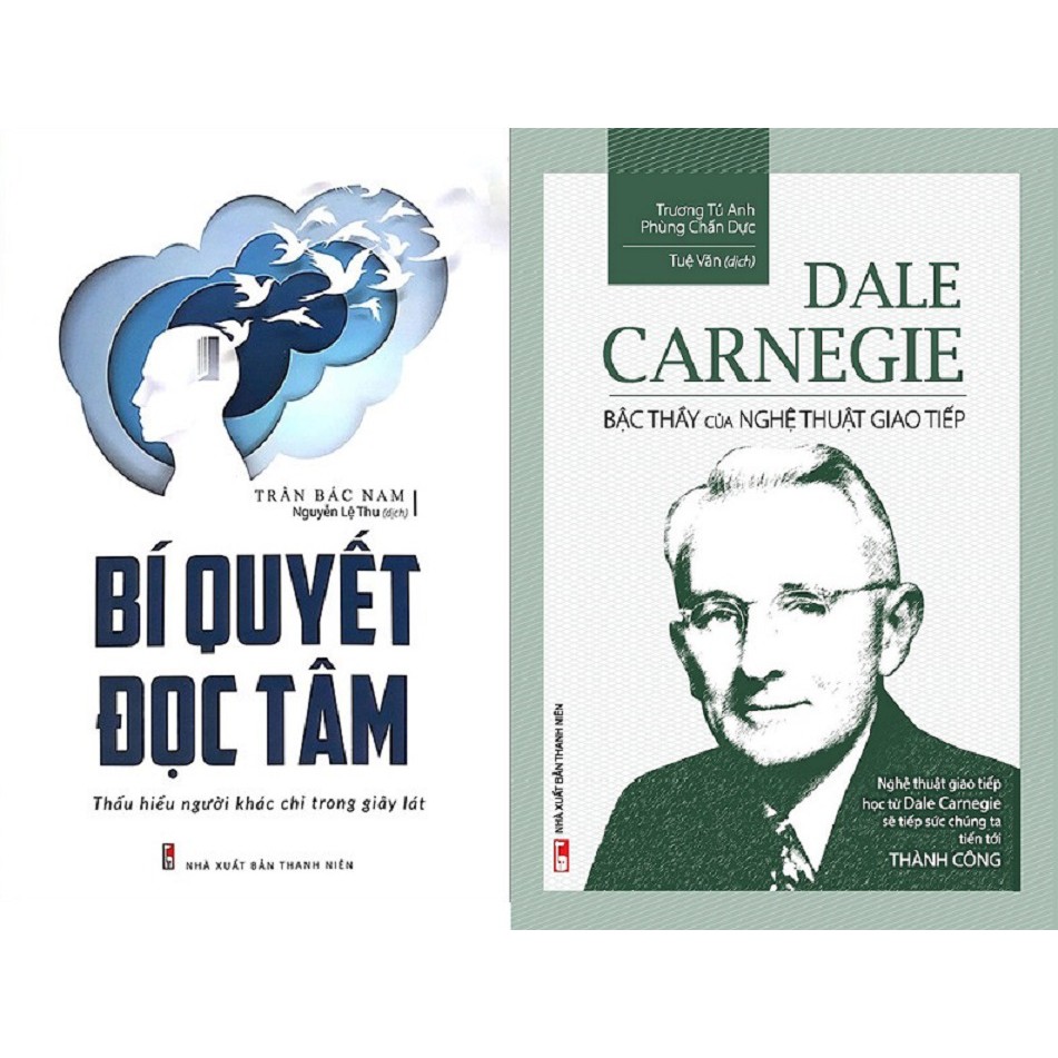 Sách xịn - Combo Bí Quyết Đọc Tâm + Dale Carnegie - Bậc Thầy Của Nghệ Thuật Giao Tiếp - Nhiều Tác Giả