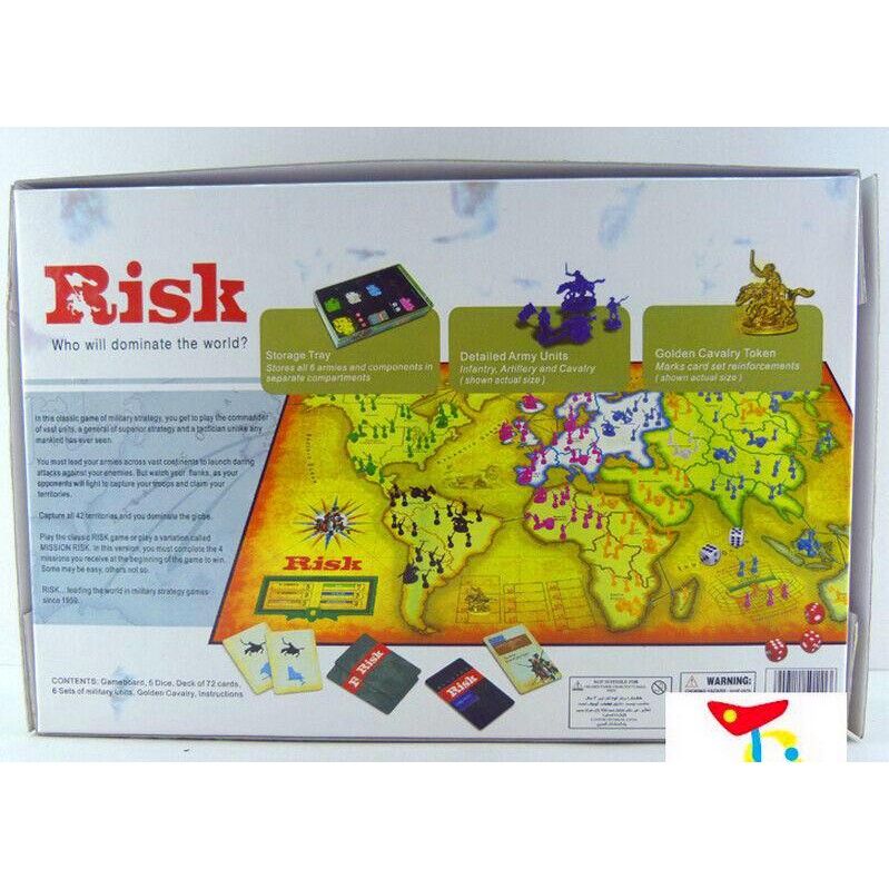 Trò Chơi Risk Xanh Cơ Bản - Chiến Tranh Thế Giới