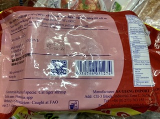 Bánh phồng tôm vuông Sa Giang