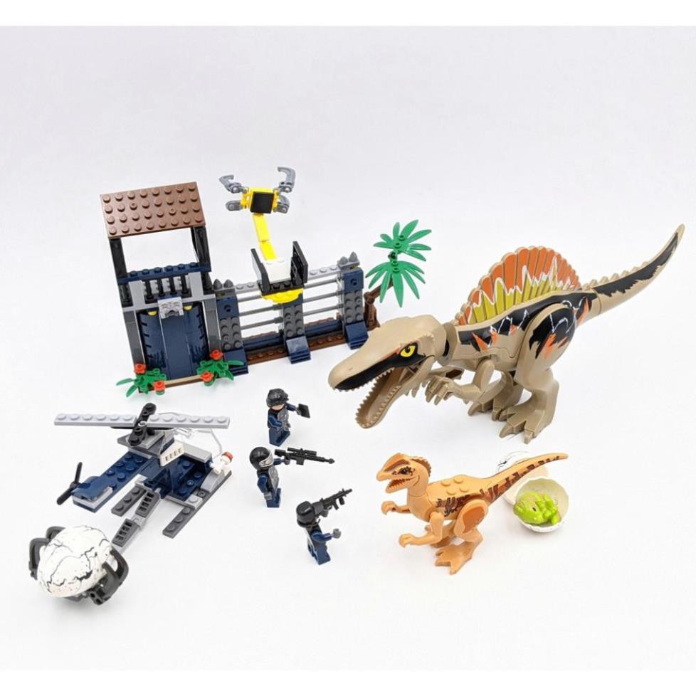 [SALE HÈ] Bộ Lego 421 Miếng- Lắp ráp công viên khủng long Jurassic World