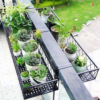 ☁Giá đỡ chậu hoa treo ban công trong nhà tiện dụng