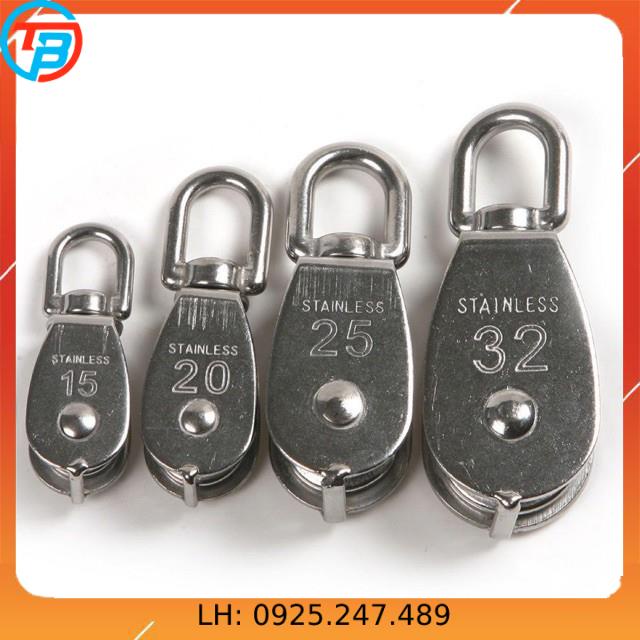 Ròng rọc INOX 304 số 15 CÁP THÉP Thái Bình VinàN