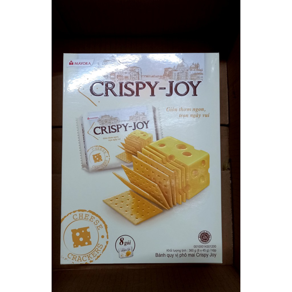 Bánh quy phô mai Crispy Joy 360g