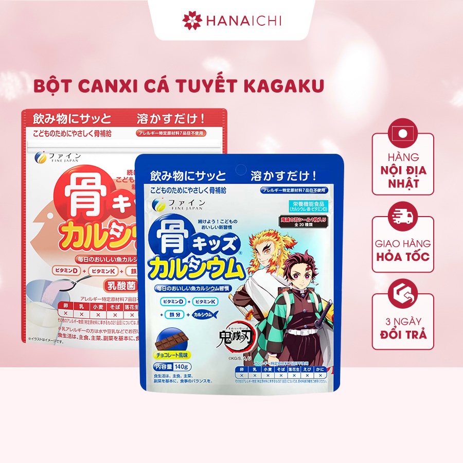[Nội địa Nhật] Bột Canxi Cá Tuyết Nhật Bản - Bone's Calcium for kids