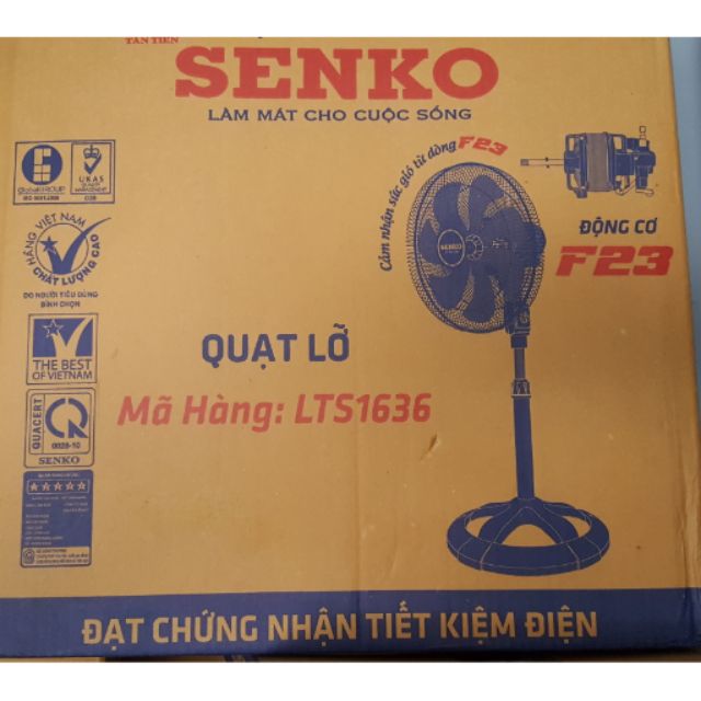 GRAB GIAO LIỀN Combo 02 quạt Senko LTS1636