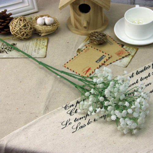 Set 2 hoa chấm bi làm bằng nhựa để trang trí