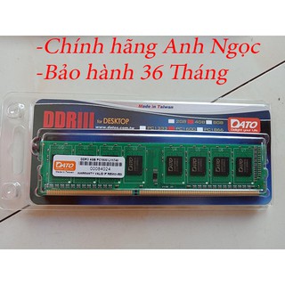 DDR3 4GB 1600 DATO Hàng chính hãng bảo hành 36 tháng