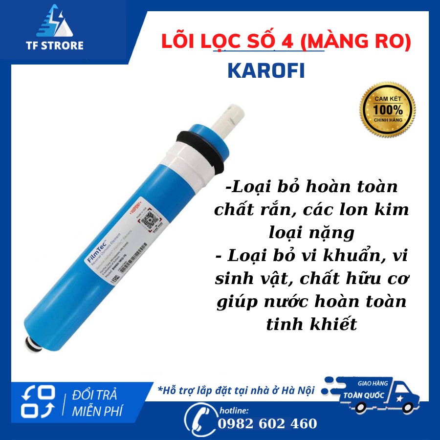 Lõi Số 56789 Máy Lọc Nước Karofi - Hàng Chính Hãng Có Bảo Hành