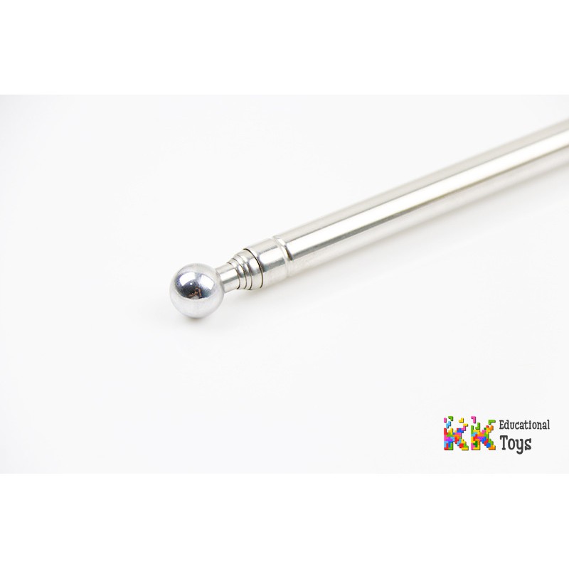 Giáo cụ dạy học: Que chỉ bảng (teaching stick) đầu inox (dài 1m) - KKstore