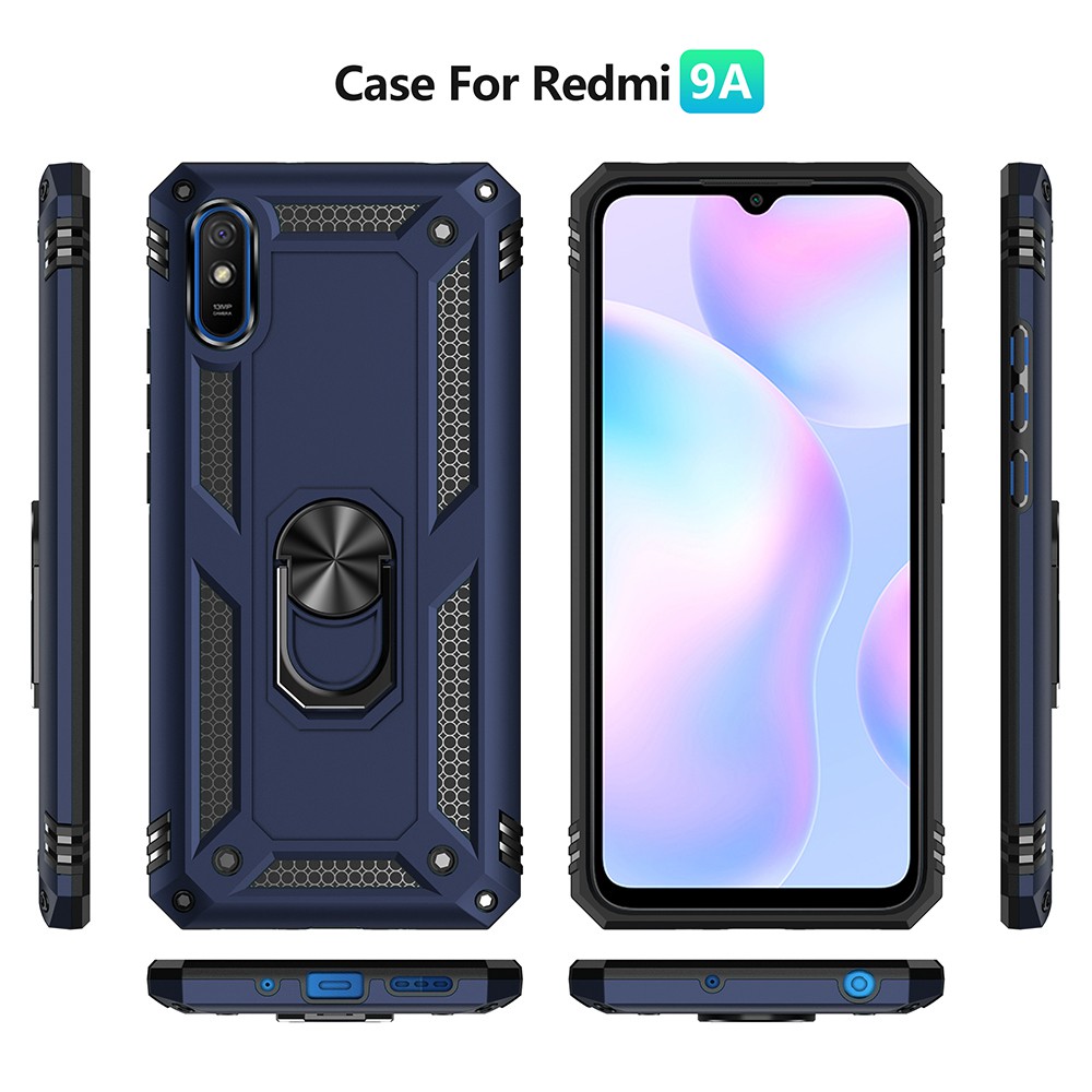 FREESHIP 50k_Ốp lưng Xiaomi Redmi 9A , Ốp chống sốc 2 lớp kèm nhẫn iring làm giá đỡ cho Redmi 9A