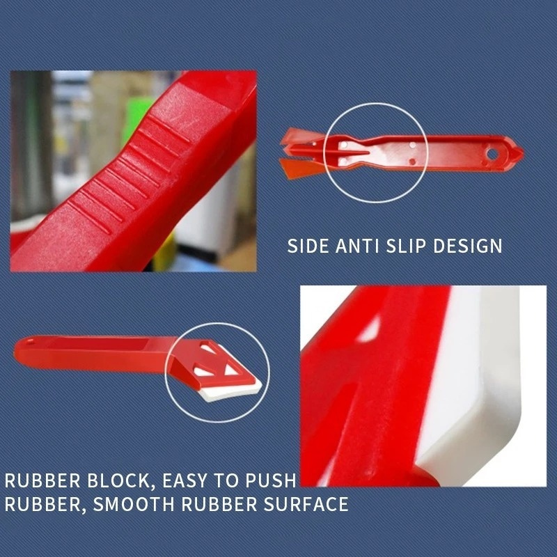 Set 2 Dụng Cụ Cạo Vết Nứt Trên Bề Mặt Kính / Gạch Mini Bằng Nhựa Tiện Dụng