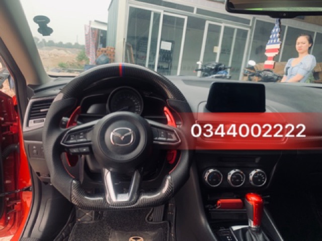 Ốp lẫy chuyển số savanini cho mazda2 20152019,m3 2015-2019,m6 2015-2019,cx5 2015-2021