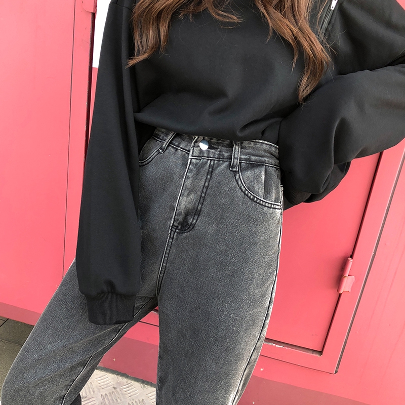 Quần Jean Theo Phong Cách Cổ Điển Hàn Quốc | BigBuy360 - bigbuy360.vn