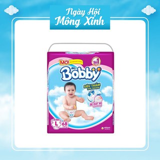Tã dán bobby m76/l68/xl62/xxl56