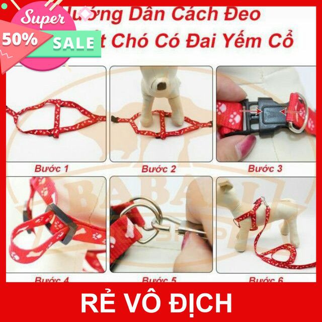 [ RẺ VK-L]Dây dắt chó mèo nhỏ và hamster thỏ bọ