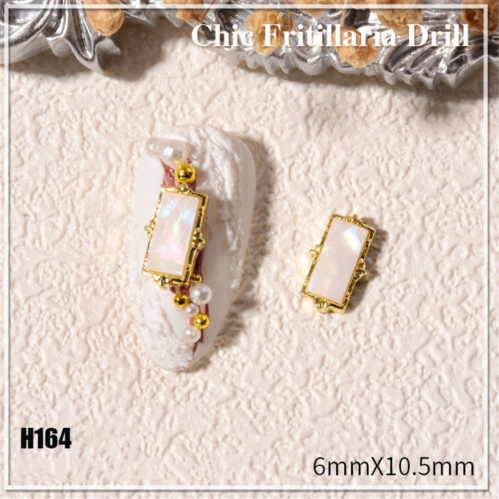 Bộ 10 Miếng Dán Trang Trí Móng Tay Nghệ Thuật|Mặt Dây Chuyền Đá Zircon Tự Làm Trang Sức|Làm Móng Tay