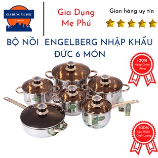❗️❗️BỘ NỒI ENGELBERG , BỘ NỒI ĐỨC 6 MÓN 12 CHI TIẾT NHẬP KHẨU ĐỨC  ❗️❗️
