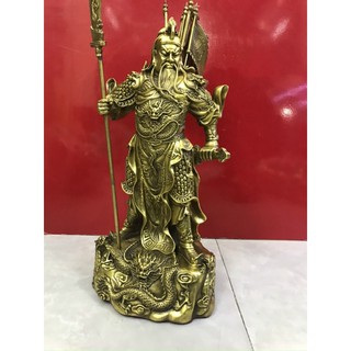 Tượng quan công quan vân trường ngũ cờ quan công trấn ải 5 cờ
