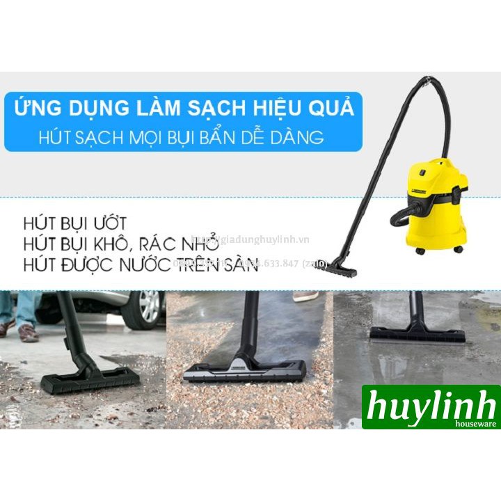 [Mã ELHAMS5 giảm 6% đơn 300K] Máy hút bụi khô và ướt Karcher WD3 Car *EU - Made in Romania (Châu Âu)