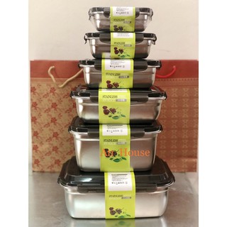 Hộp đựng thực phẩm Inox 304 (hàng có sẵn)