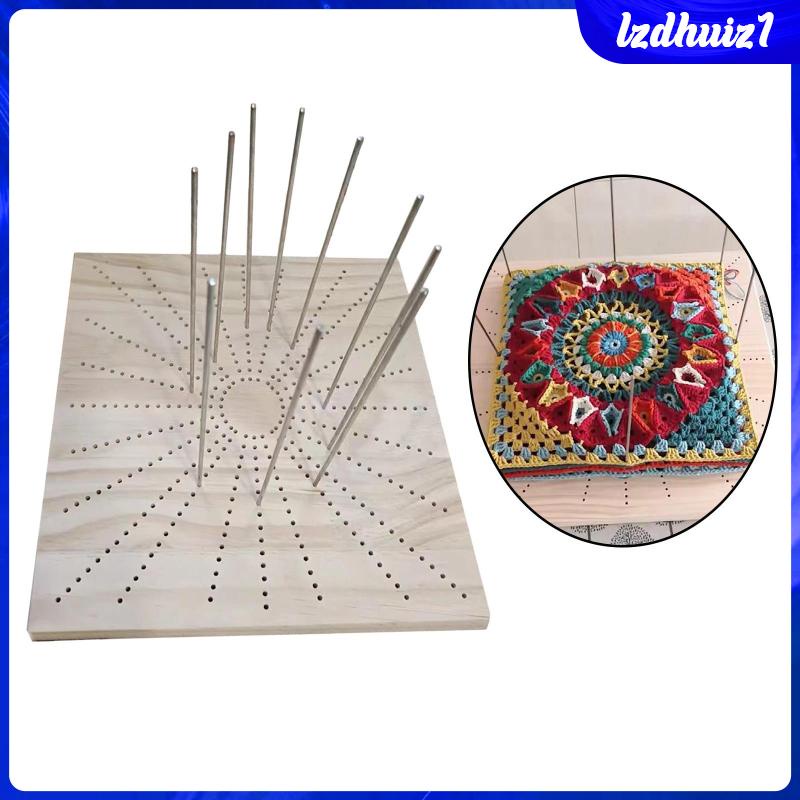 Bảng Chặn Đan Len Với 10 Ghim Siêu Bền Tiện Dụng