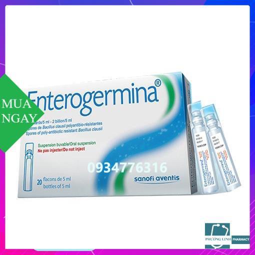 [Chính hãng] Enterogermina - Men tiêu hóa dạng ống của Pháp - Hộp 20 ống