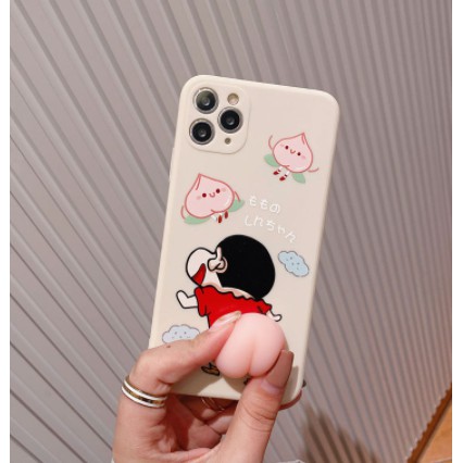 Ốp lưng IPhone BVC cún mông đào Hồng kute 6/6s/6plus,7/8plus,X/Xs/Xr/Xs max/11/12/13/14/pro/max/plus/promax BVC854