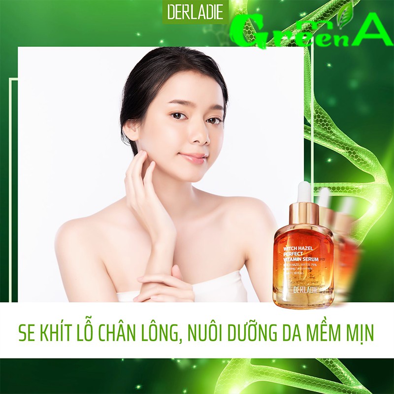 Serum Derladie Witch Hazel Perfect Vitamin Tinh Chất Serum 35ml Giảm Mụn, Giảm Thâm Sẹo Rỗ Chính Hãng Nhập Khẩu | BigBuy360 - bigbuy360.vn
