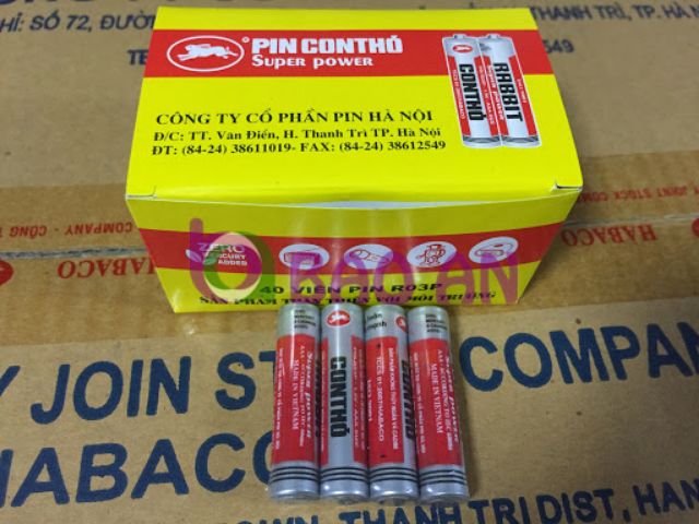 Pin tiểu aaa và aa hiệu Con Thỏ