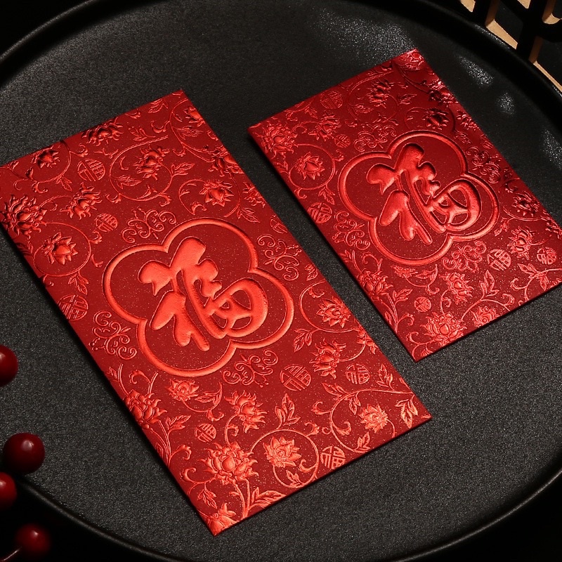 Size Lớn Set 20 40 bao Lì xì cưới to đỏ tết, lì xì tết 2024, đám cưới
