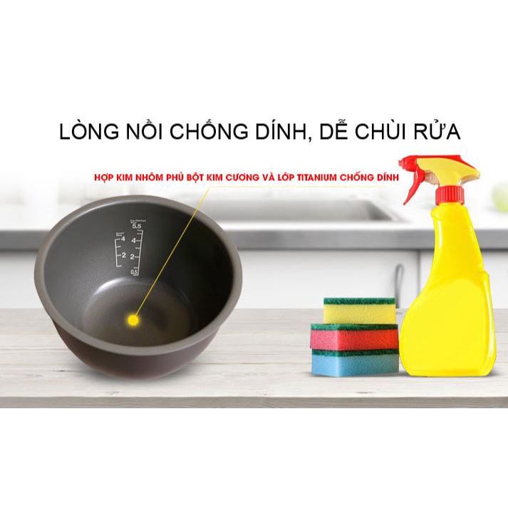 Nồi cơm điện cao tần Toshiba 1.8 lít RC-18RH(CG)VN Mới 100% Chính Hãng -SX THAILAN-Công suất:1250 W -BẢO HÀNH 12 THÁNG