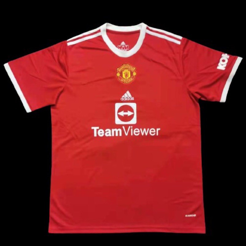 Áo Thun Bóng Đá Manchester United Home 2021 / 2022 Mu Red Teamviewer 21-22