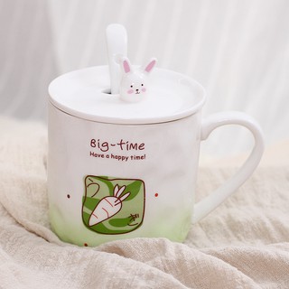 Cốc Gốm Sứ, Cốc Pha Cà Phê Hình Thỏ Big Time 400ml