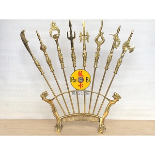 Bát Bửu - Bộ Giáo 8 Binh Khí - Vật Phẩm Đồng Phong Thủy