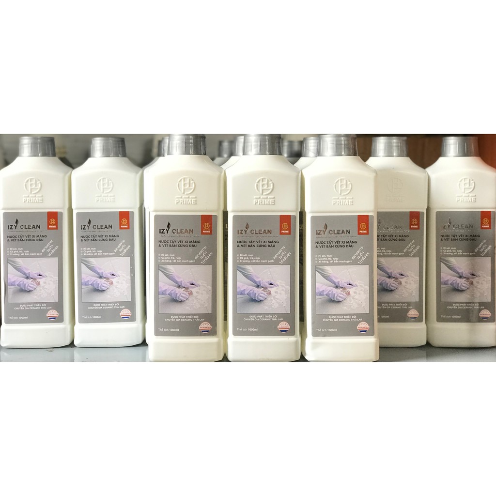 NƯỚC TẨY VẾT XI MĂNG & VẾT BẨN CỨNG ĐẦU IZY CLEAN PRIME 1 LÍT