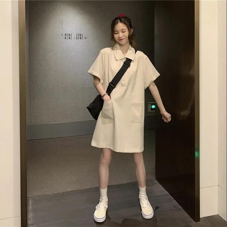 Đầm Cổ Polo Thiết Kế Mới Thoải Mái Thời Trang Dành Cho Nữ