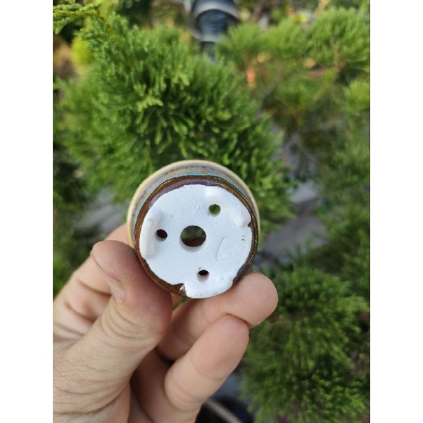 Bộ chậu tàu siêu mini tráng men