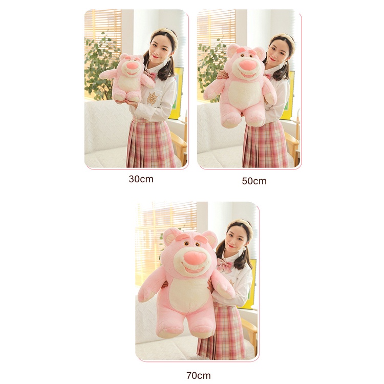 Gấu bông Thú Nhồi Bông Hình Gấu Hồng Dễ Thương Cho Bé