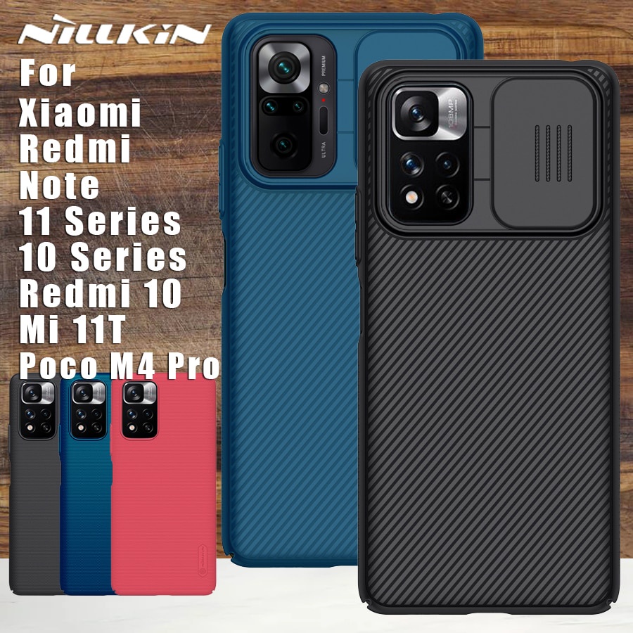 Ốp điện thoại bảo vệ camera Nillkin cho Xiaomi Redmi Note 11 10 Pro Plus 11T M4 Pro Poco M4 Pro Redmi 10 4G 5G Max